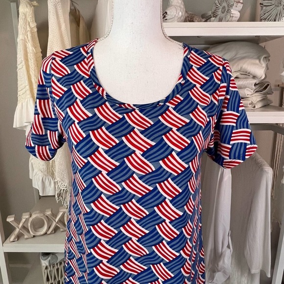 *Lularoe Women's Size Small Dress Patriotic fourth of July #1064 - Picture 13 of 13